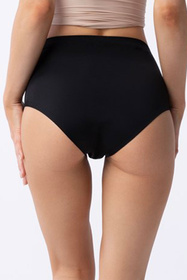 Julimex Amber Maxi Majtki wysokie figi, czarny