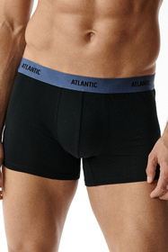 Atlantic 6SMH-004 6-pack Трусики боксерки, чорний